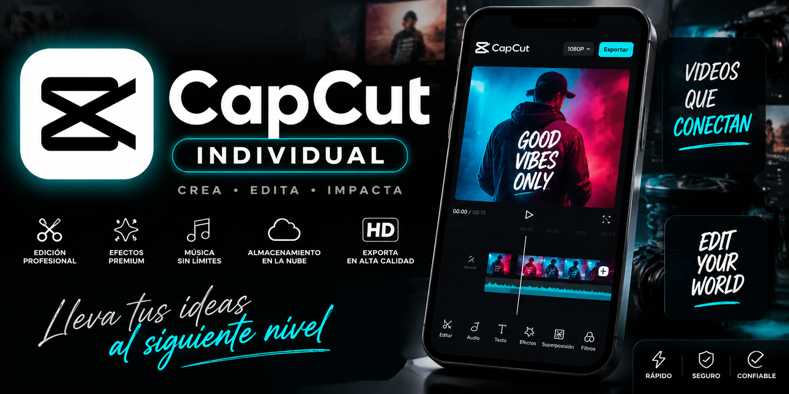CAPCUT PRO INDIVIDUAL - 30 DIAS